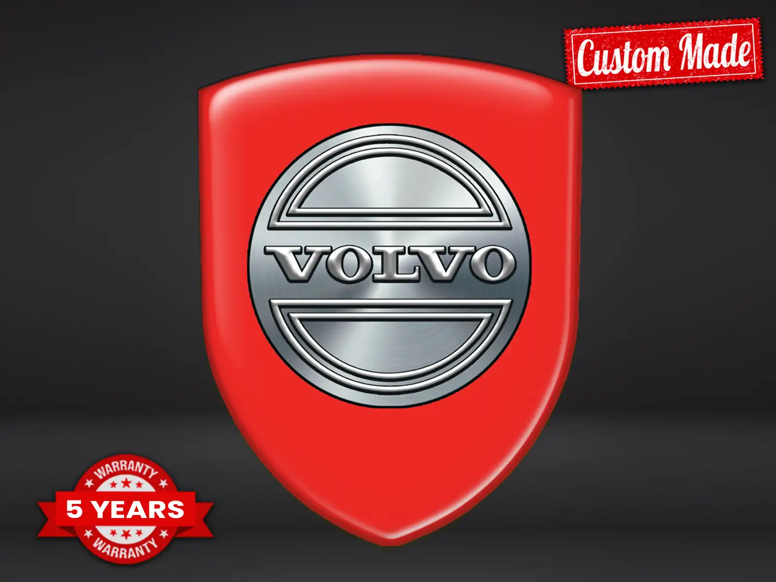 Volvo Emblema Con Relieve Alta Calidad Profesional Personalizable